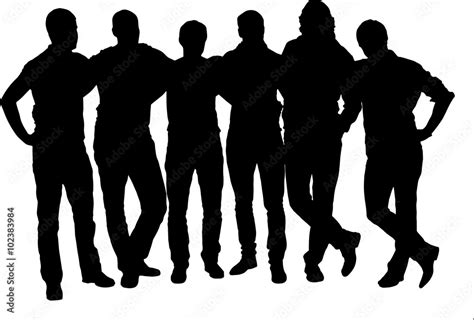 Group Silhouette Vector