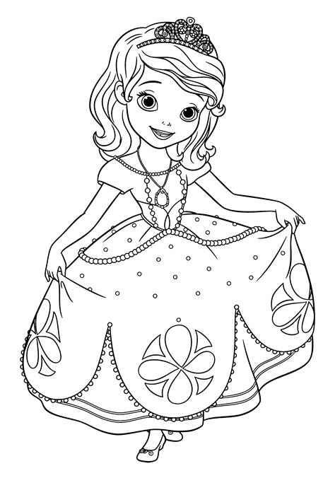 Printable Sofia The First Coloring Pages » Print Color Craft