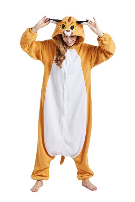 Caracal Cat Kigurumi animal onesie costumes for adult