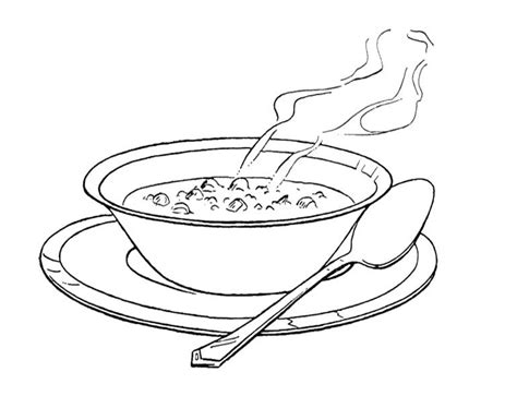 Free Soup Clipart Black And White, Download Free Soup Clipart Black And White png images, Free ...