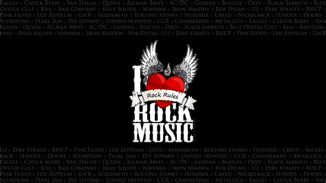 I Love Rock Music - backiee