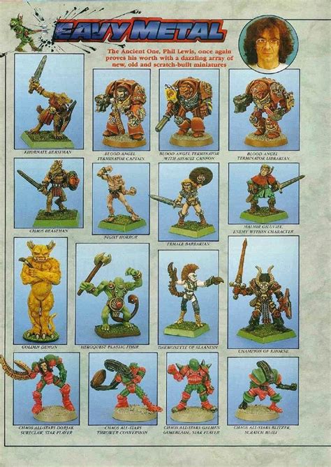 Fantasy miniatures, Warhammer art, Warhammer 40k miniatures