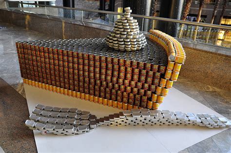 Canned Food Sculptures