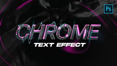 Modern Chrome Text Effect in Photoshop! - YouTube