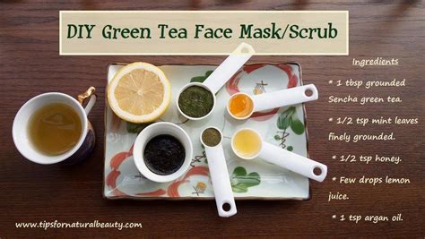 Diy Green Tea Mask Peel