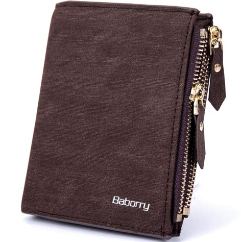 RFID Theft Protect Luxury Men's Wallet with Zippers | Zipper Wallets