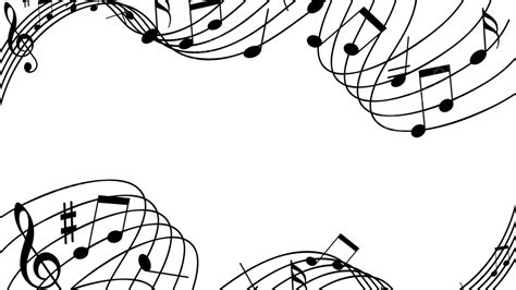 Music Note Border Creative, Note Drawing, Border Drawing, Note Sketch PNG Transparent Clipart ...