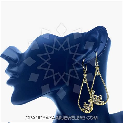 24 Karat Gold Earrings GBJ296ER32190