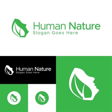 Human Nature logo. 16526576 Vector Art at Vecteezy