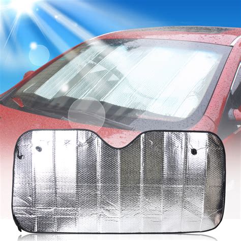 Car Foldable Rear/Front Sun Shade Visor Shield Windshield Reflective ...