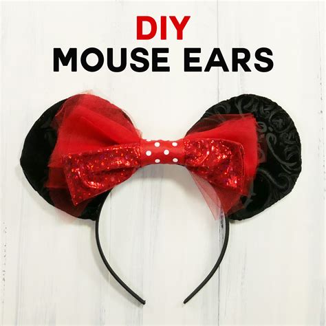 DIY Mouse Ears Tutorial - Sew or No-Sew! - Jennifer Maker