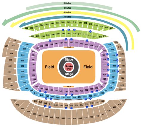 Soldier Field, Metallica Seating Chart | Star Tickets