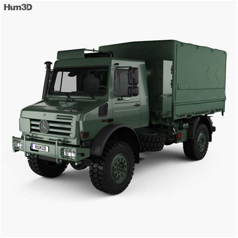 Mercedes-Benz Unimog U5000 Military Truck 2002 3D model - Military on Hum3D