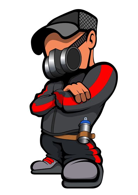 dessin animé artiste graffiti - Telecharger Vectoriel Gratuit, Clipart Graphique, Vecteur ...