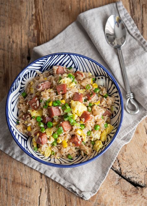 Quick Spam Fried Rice - Beyond Kimchee