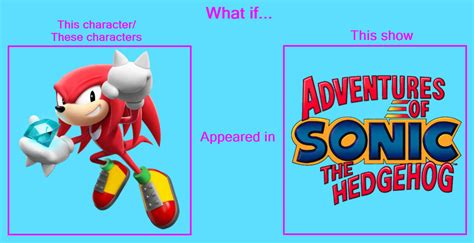 What if Knuckles was in Adventures of Sonic? by con1011 on DeviantArt