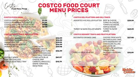 Costco Food Court Menu 2024 - Britt Colleen