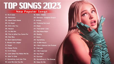 Lastest English Songs 2023 👄Top Songs 2023👄Adele, Maroon 5, Ed Sheeran, Shawn Mendes, Taylor ...