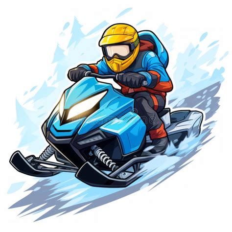 Cartoon Snowmobile Stock Illustrations – 678 Cartoon Snowmobile Stock ...