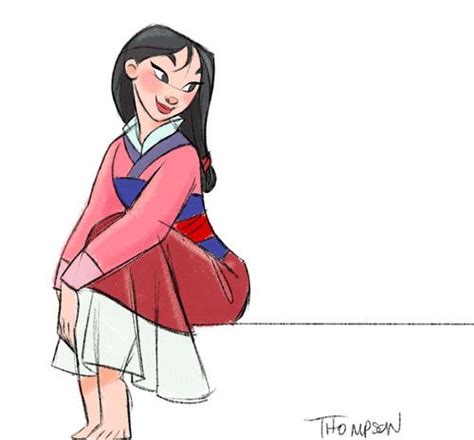 Disney Princess Fan Art: Mulan | Disney artists, Steve thompson disney, Disney sketches