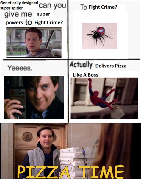 Pizza Time : r/Spiderman