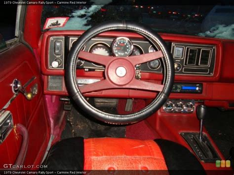 Carmine Red Interior Dashboard for the 1979 Chevrolet Camaro Rally Sport #42766476 | GTCarLot.com