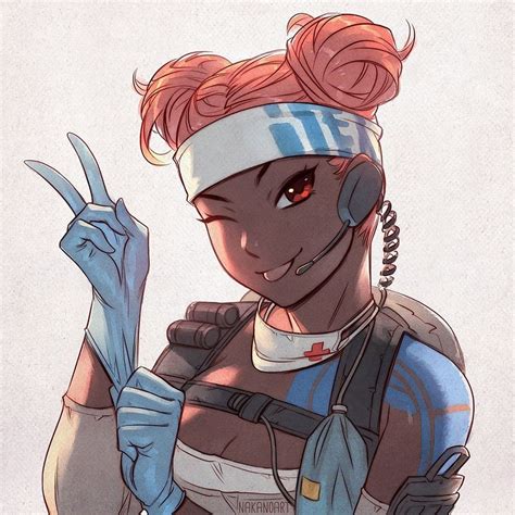 Lifeline fanart made by @nakanoart on IG : r/apexlegends