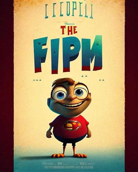 Ai Art Generator: make a Poster for a disney pixar movie named with Filipe @filypsdias