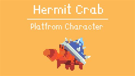 Platfrom character - Hermit Crab | GameDev Market