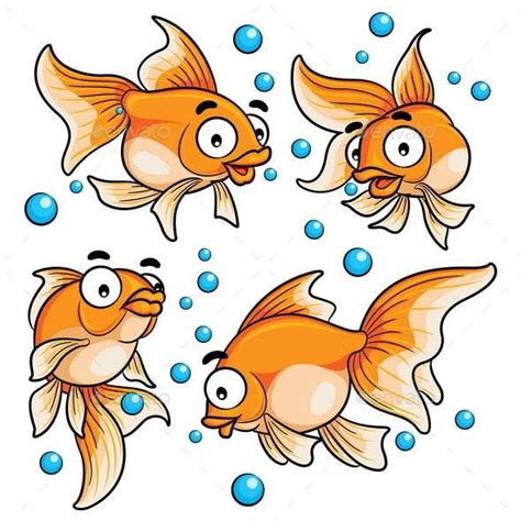 Goldfish Cartoon | Cartoon fish, Cartoon goldfish, Cartoon clip art