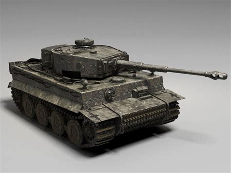 Tiger Tank 3D model - Download Free 3D models