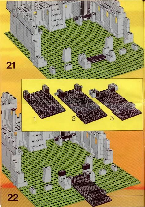 21, 22 Castle - Kings Castle [Lego 6080] | Lego instructions, Lego kits ...