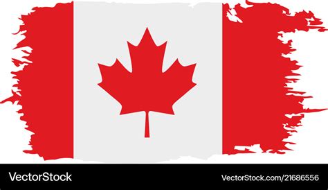 Canada flag Royalty Free Vector Image - VectorStock