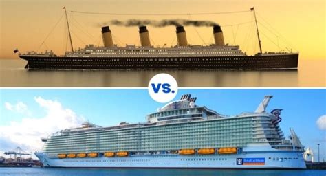 Total 31+ imagen modern cruise ships vs titanic - fr.thptnganamst.edu.vn