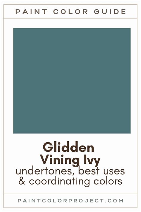 Glidden Vining Ivy: complete color review - The Paint Color Project