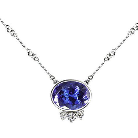 Tanzanite Necklace - Jewelry Designs