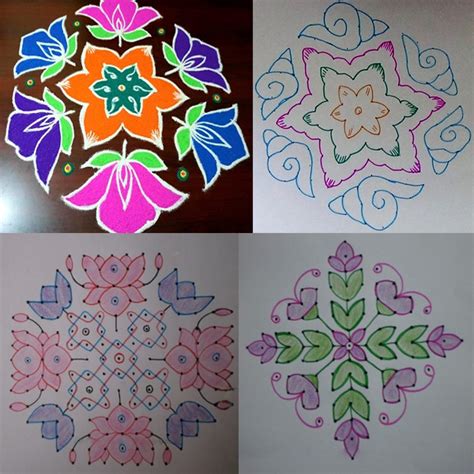 9 Special 15 Dots Rangoli Designs to Try in 2023 | Styles At Life