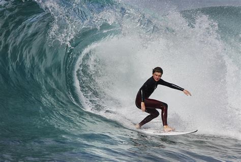 Ocean swell generated by Tropical Storm Eugene brings high surf to Southern California beaches ...