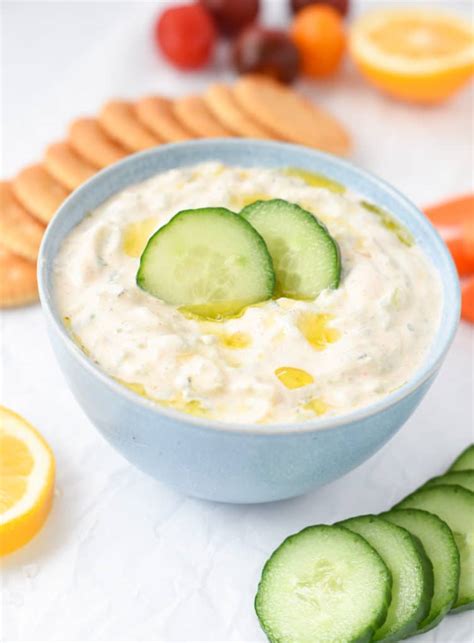 Cucumber Dip (Dairy-Free) - The Conscious Plant Kitchen