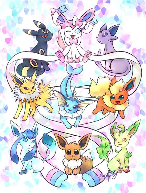 Pokemon Eevee Evolution Drawing - Pokemon Drawing Easy