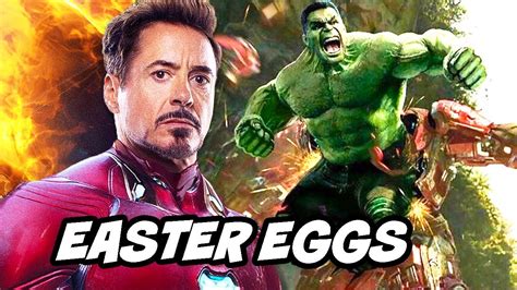 Avengers Endgame Easter Eggs and Scenes Breakdown Part 1 - YouTube