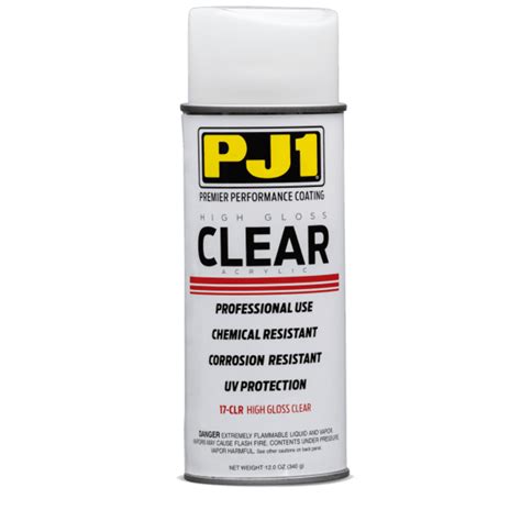 PJ1 17-CLR High Gloss Clear Coat Acrylic Paint - 11oz Aerosol Can ...