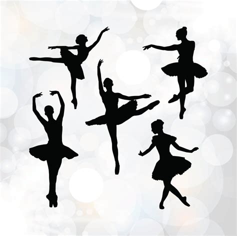 Ballerina Svg Ballet Dancer Silhouette Svg Files By Linescut 87120 ...