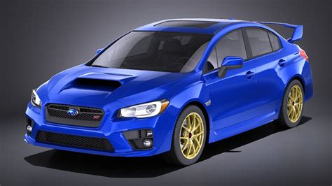 2015 subaru impreza 3D model - TurboSquid 1241025