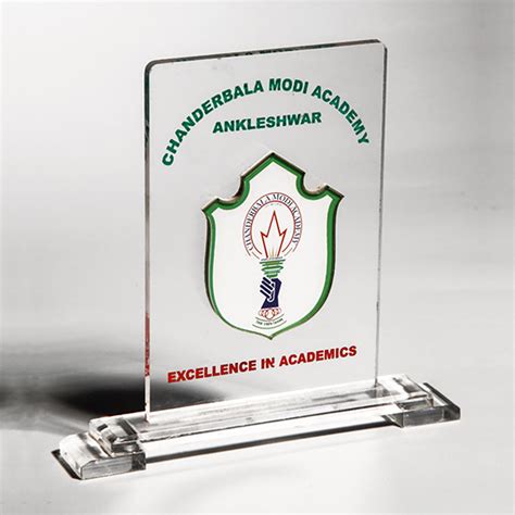 Acrylic Trophy with Printing - AC3060 - Talisman Awards