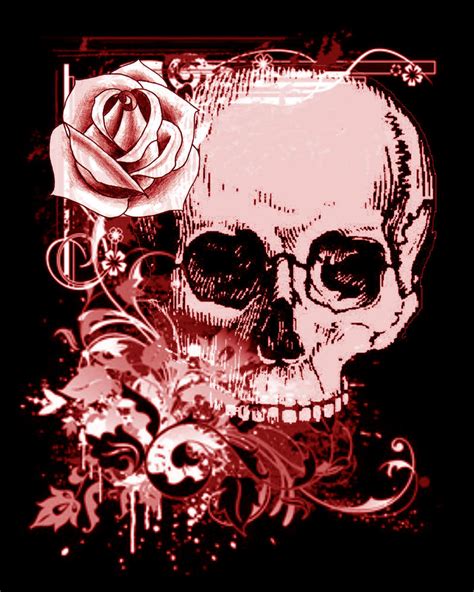 PINK SKULL by CharlesHuxley on DeviantArt