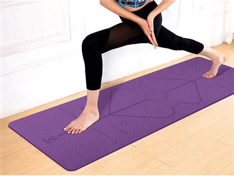 Non-Slip Yoga Mats with Position Lines - Mountainotes LCC Outdoors and Fitness