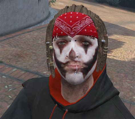 Juggalo face paint Wade - GTA5-Mods.com