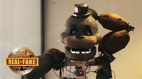 REAL FREDDY FAZBEAR ANIMATRONIC? Real or Fake? - YouTube