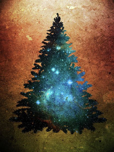 Yuletide Universe Christmas Tree Digital Art by Western Exposure - Fine Art America